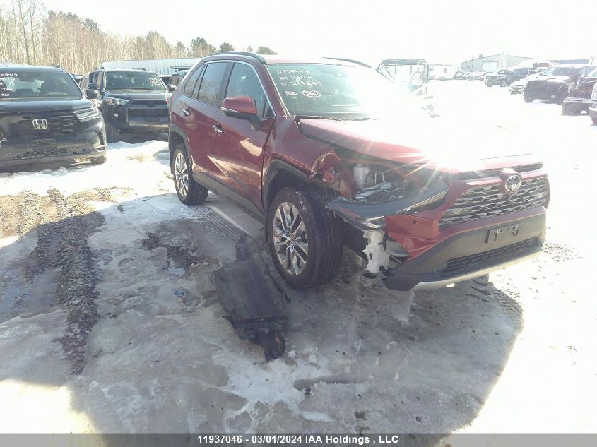 2021 Toyota Rav4 Limited VIN: 2T3D1RFV9MW214699 Lot: 11937046