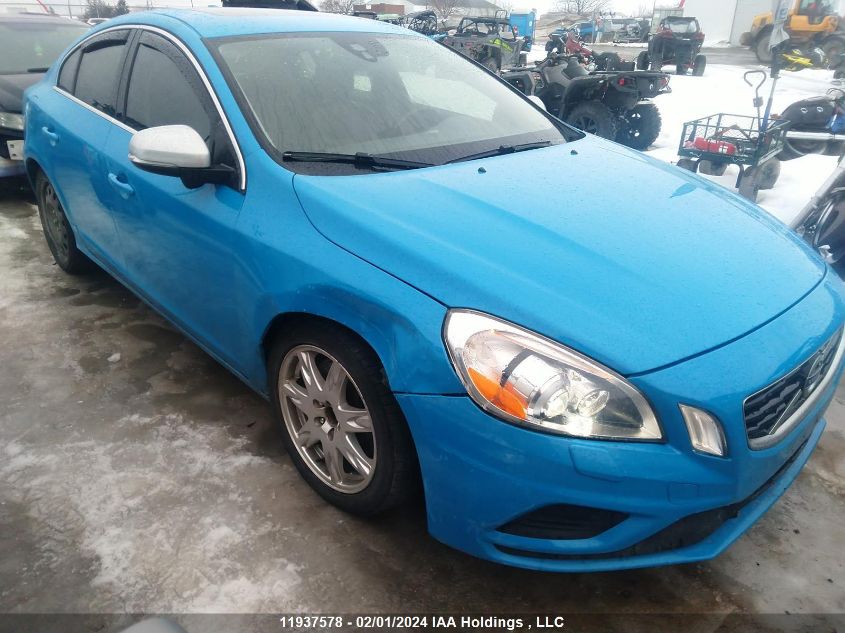 2013 Volvo S60 VIN: YV1902FH9D2201173 Lot: 11937578