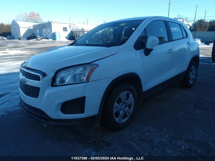 2014 Chevrolet Trax VIN: 3GNCJKEB3EL164974 Lot: 11937598