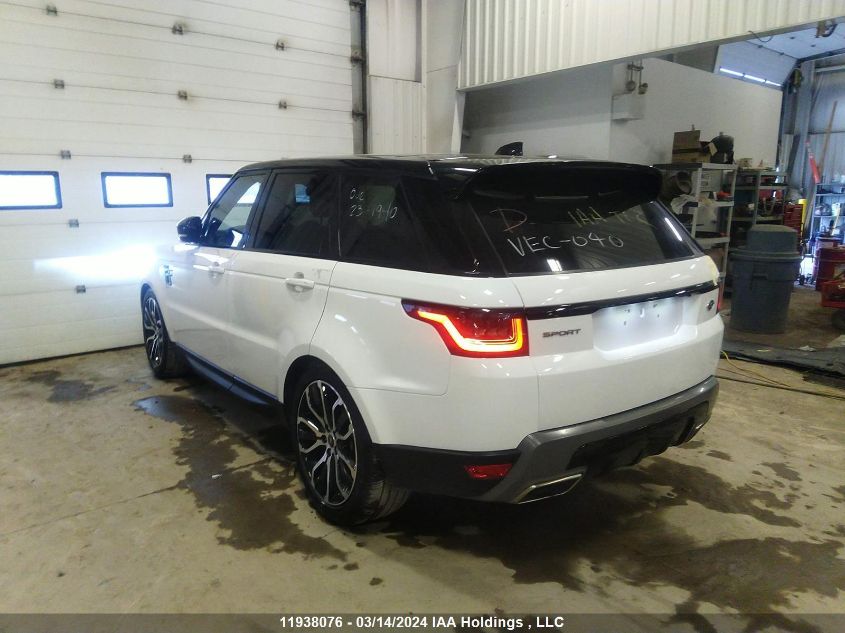 2021 Land Rover Range Rover Sport VIN: SALWG2SU3MA760370 Lot: 11938076