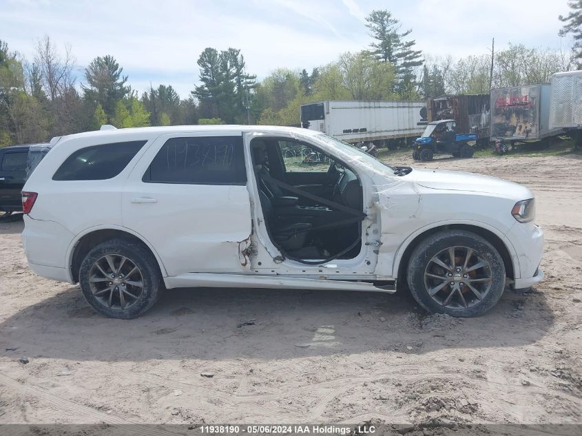 2016 Dodge Durango Sxt VIN: 1C4RDJAG9GC449389 Lot: 11938190