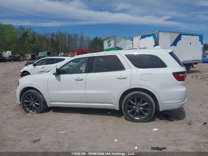 2016 Dodge Durango Sxt VIN: 1C4RDJAG9GC449389 Lot: 11938190