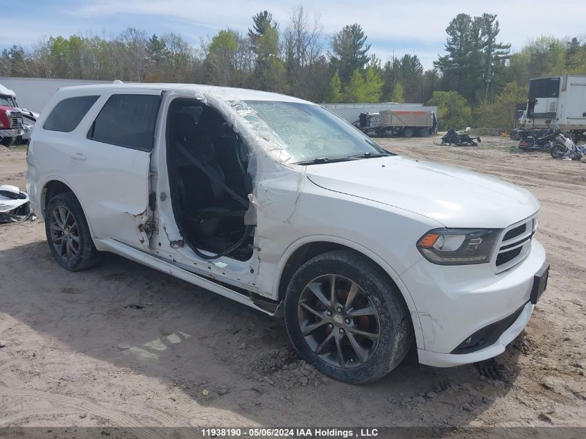 2016 Dodge Durango Sxt VIN: 1C4RDJAG9GC449389 Lot: 11938190