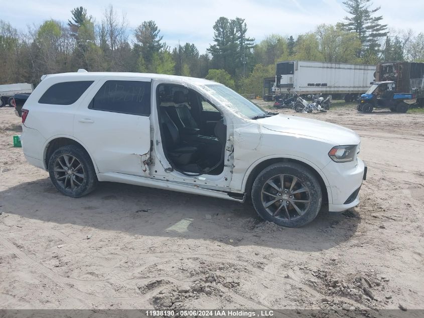 2016 Dodge Durango Sxt VIN: 1C4RDJAG9GC449389 Lot: 11938190