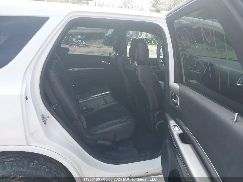 2016 Dodge Durango Sxt VIN: 1C4RDJAG9GC449389 Lot: 11938190