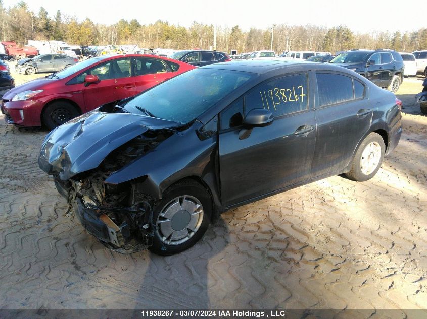 2013 Honda Civic Sdn VIN: 2HGFB2F5XDH026384 Lot: 11938267