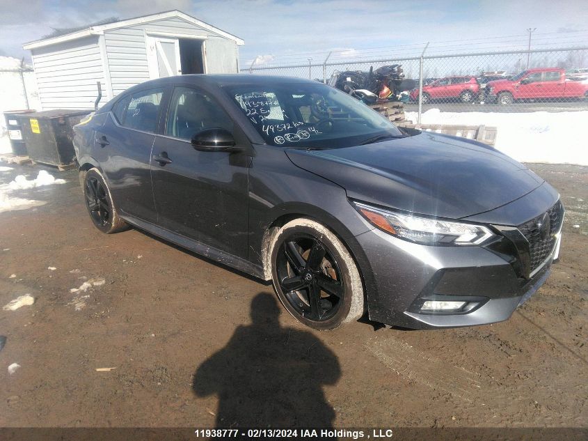 2022 Nissan Sentra VIN: 3N1AB8DV8NY286019 Lot: 11938777