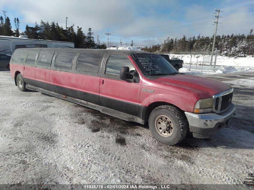 2004 Ford Excursion Xls/Xlt VIN: 1F1NU40S14EA15238 Lot: 11938778