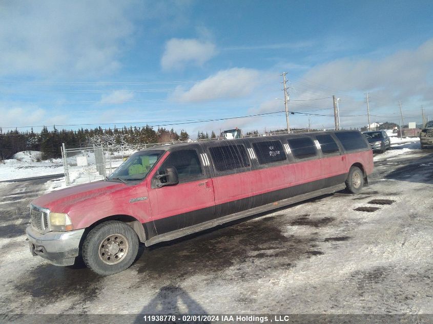 2004 Ford Excursion Xls/Xlt VIN: 1F1NU40S14EA15238 Lot: 11938778