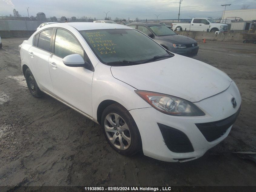 2011 Mazda Mazda3 VIN: JM1BL1UF9B1440798 Lot: 11938903