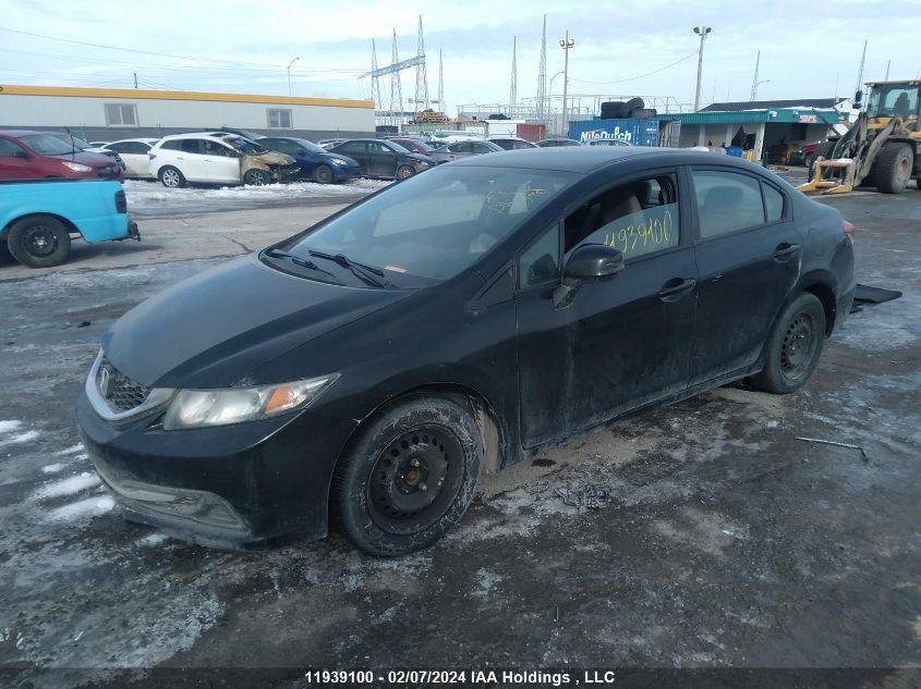 2013 Honda Civic Lx VIN: 2HGFB2F4XDH006949 Lot: 11939100