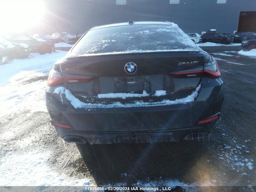 2022 BMW M440Xi Gran Coupe VIN: WBA13AW05NFL76476 Lot: 11939466