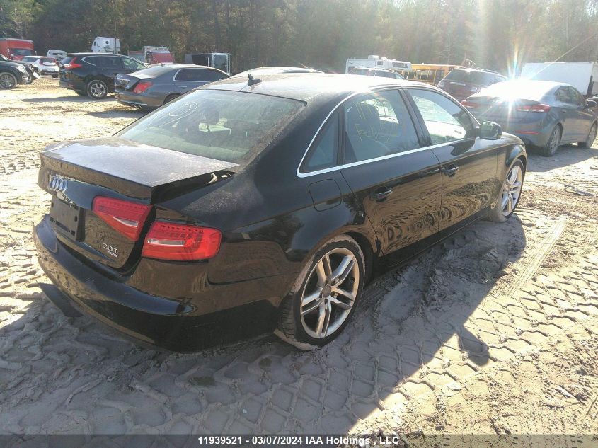 2013 Audi A4 Premium Plus VIN: WAUHFCFL2DN030479 Lot: 11939521