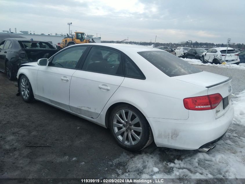 2012 Audi A4 VIN: WAUBFCFL2CN003433 Lot: 11939919