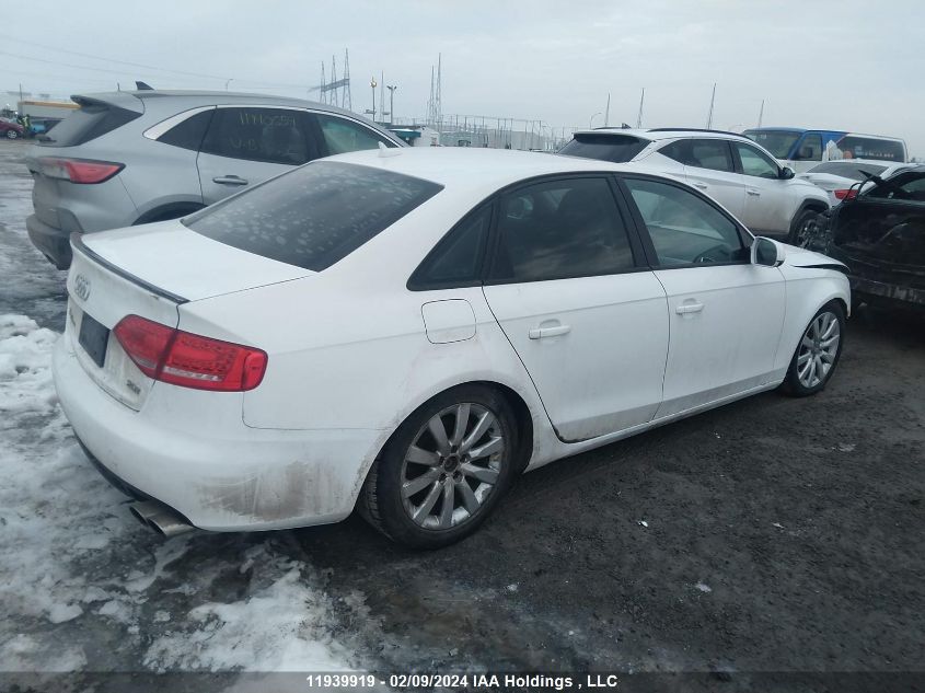 2012 Audi A4 VIN: WAUBFCFL2CN003433 Lot: 11939919