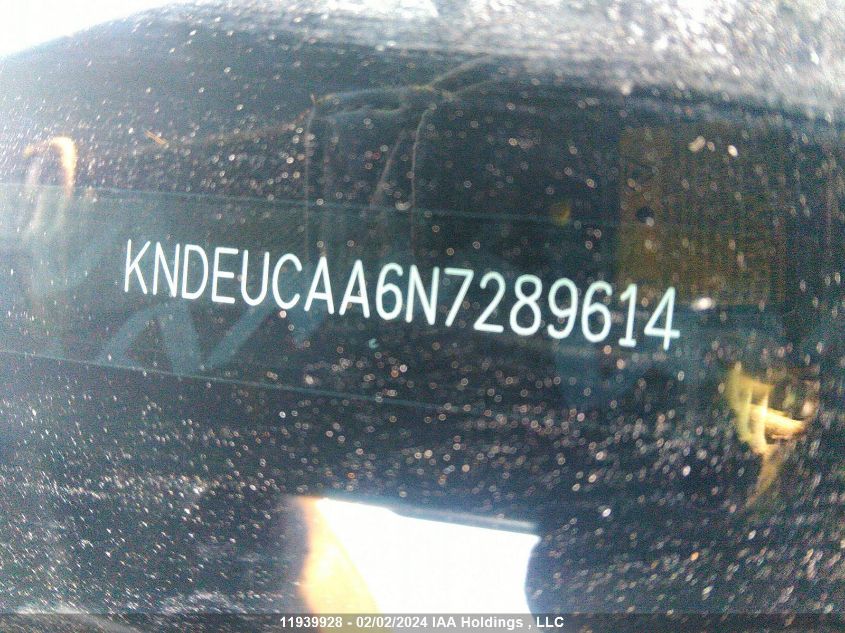 2022 Kia Seltos VIN: KNDEUCAA6N7289614 Lot: 42701314