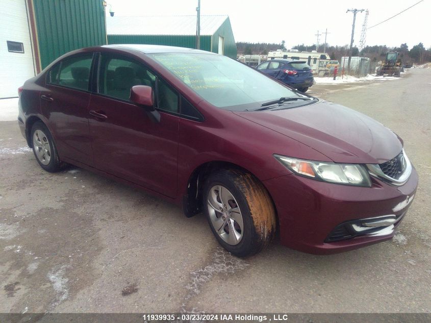 2013 Honda Civic Sdn VIN: 2HGFB2F45DH012044 Lot: 11939935