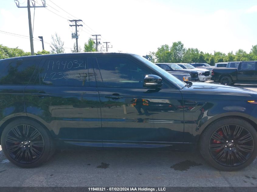 2022 Land Rover Range Rover Sport VIN: SALWR2SE4NA230249 Lot: 11940321