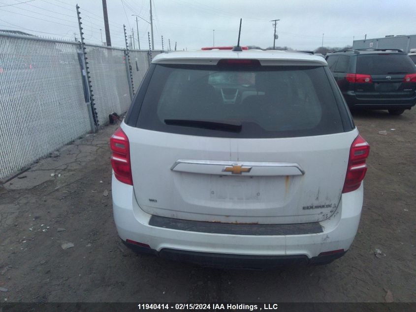 2016 Chevrolet Equinox Ls VIN: 2GNFLEEK0G6154029 Lot: 11940414