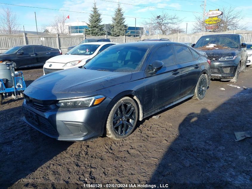 2022 Honda Civic Sedan VIN: 2HGFE2F56NH131514 Lot: 11940529