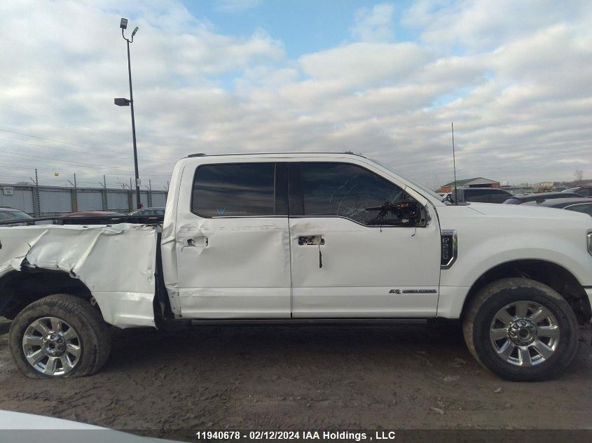 2022 Ford F-250 Platinum VIN: 1FT8W2BTXNEC39196 Lot: 11940678