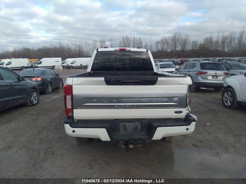 2022 Ford F-250 Platinum VIN: 1FT8W2BTXNEC39196 Lot: 11940678