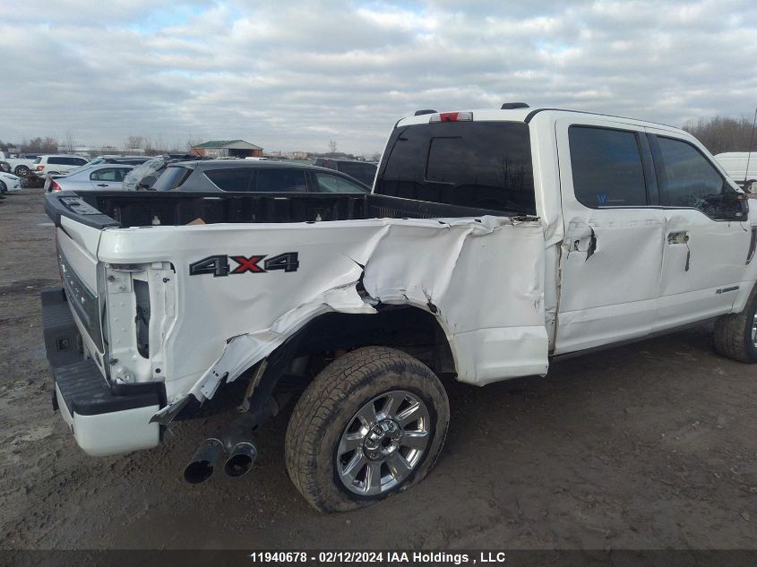 2022 Ford F-250 Platinum VIN: 1FT8W2BTXNEC39196 Lot: 11940678