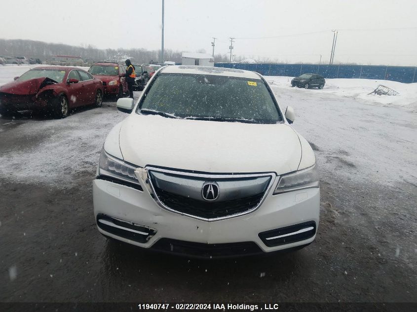 2016 Acura Mdx VIN: 5FRYD4H48GB508247 Lot: 11940747