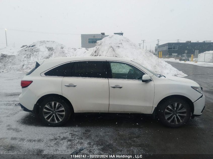 2016 Acura Mdx VIN: 5FRYD4H48GB508247 Lot: 11940747