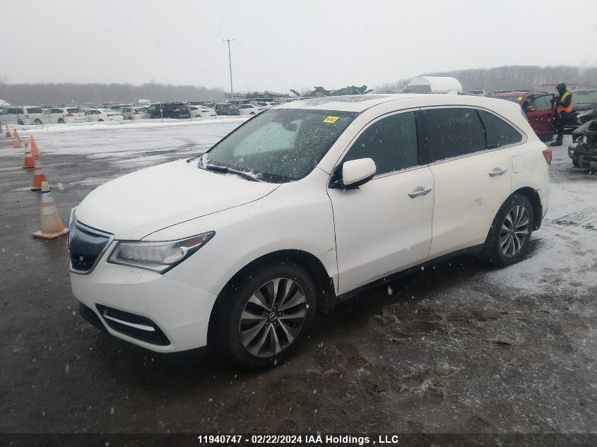 2016 Acura Mdx VIN: 5FRYD4H48GB508247 Lot: 11940747