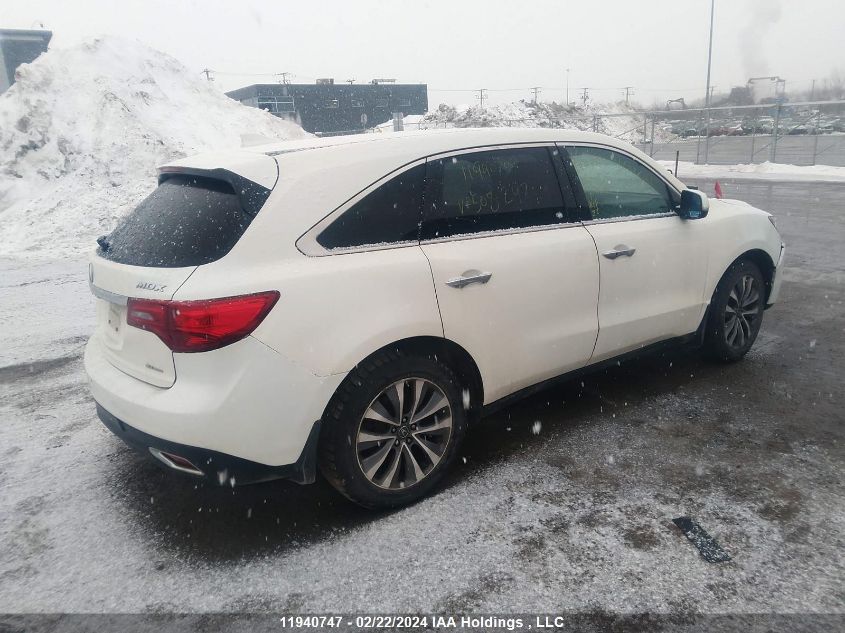 2016 Acura Mdx VIN: 5FRYD4H48GB508247 Lot: 11940747