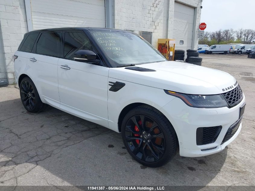 2022 Land Rover Range Rover Sport VIN: SALWS2RU2NA210566 Lot: 11941387