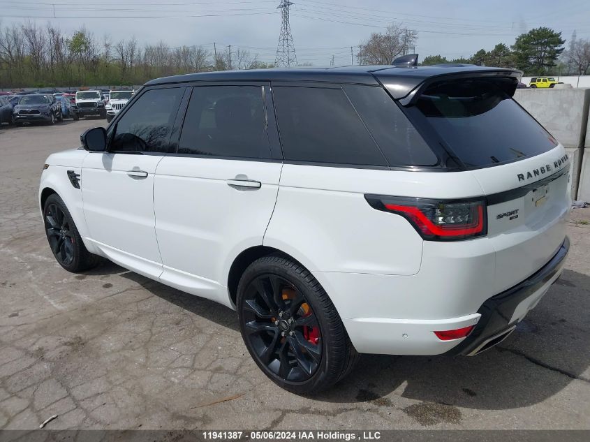 2022 Land Rover Range Rover Sport VIN: SALWS2RU2NA210566 Lot: 11941387