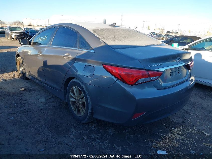 2014 Hyundai Sonata Gls VIN: 5NPEB4ACXEH915111 Lot: 11941772