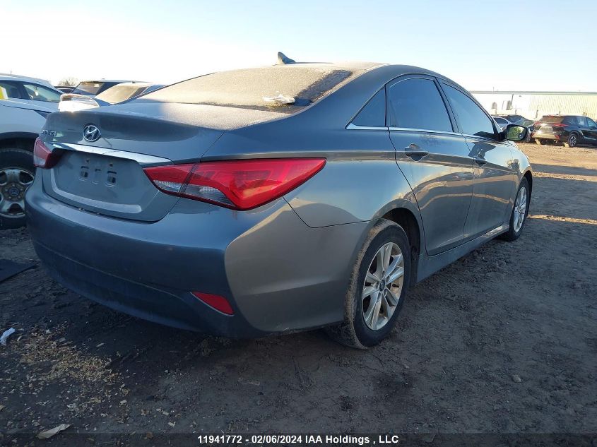 2014 Hyundai Sonata Gls VIN: 5NPEB4ACXEH915111 Lot: 11941772