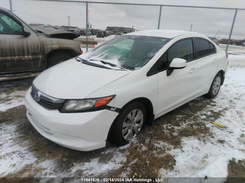 2012 Honda Civic Sdn VIN: 2HGFB2F4XCH054143 Lot: 11941826