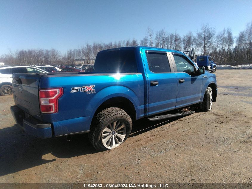 2018 Ford F150 Supercrew VIN: 1FTEW1EP2JFD65097 Lot: 11942083