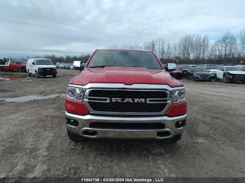 2022 Ram 1500 Big Horn VIN: 1C6SRFFT7NN116896 Lot: 11942156