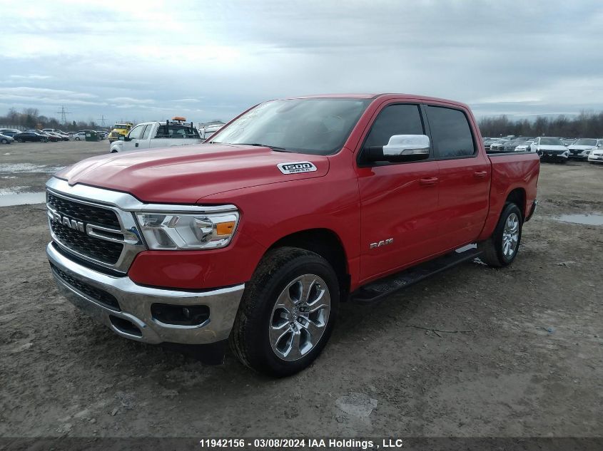 2022 Ram 1500 Big Horn VIN: 1C6SRFFT7NN116896 Lot: 11942156