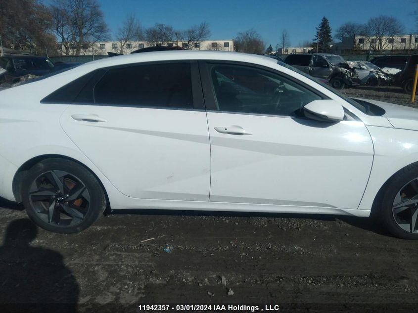 2022 Hyundai Elantra Ultimate Ivt VIN: KMHLN4AG4NU214423 Lot: 11942357