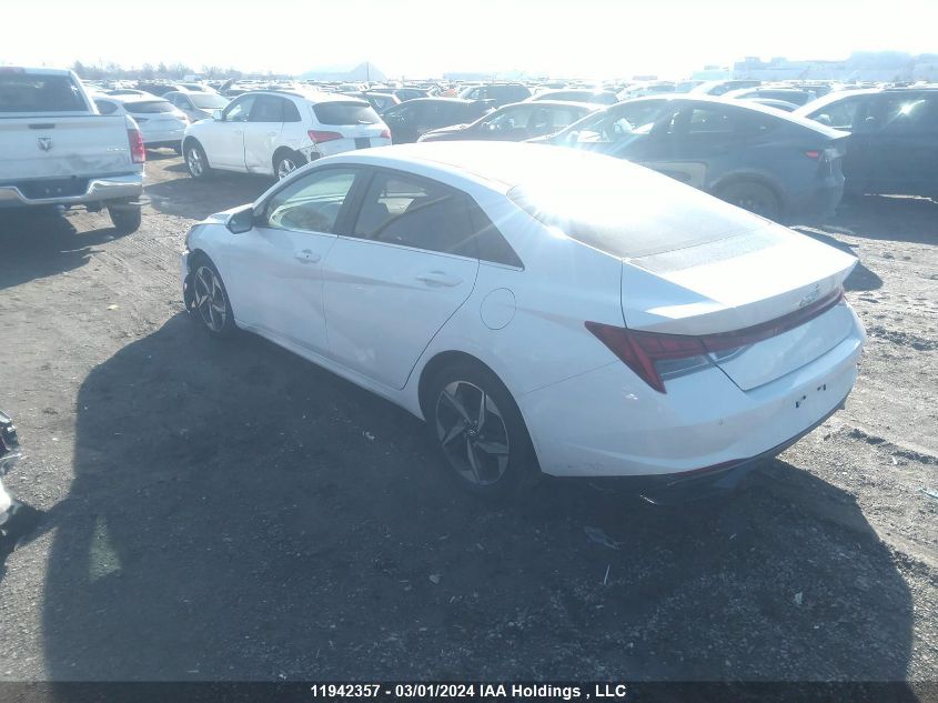 2022 Hyundai Elantra Ultimate Ivt VIN: KMHLN4AG4NU214423 Lot: 11942357