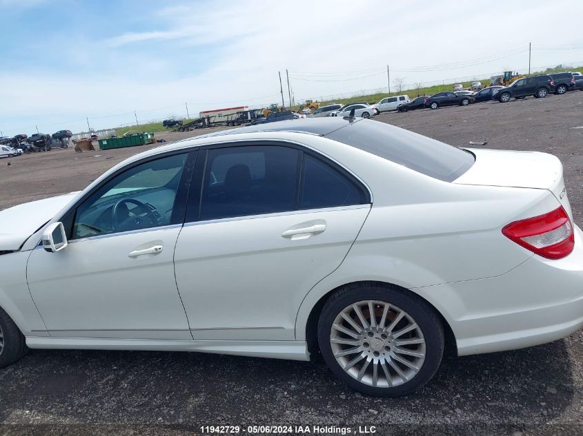 2010 Mercedes-Benz C-Class VIN: WDDGF8FBXAF507805 Lot: 11942729