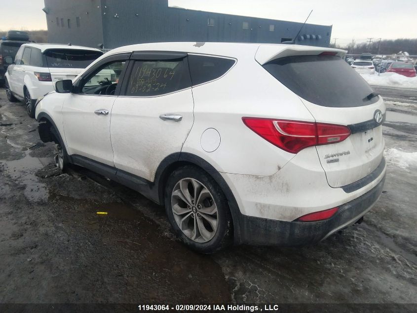 2013 Hyundai Santa Fe VIN: 5XYZUDLA1DG107999 Lot: 11943064