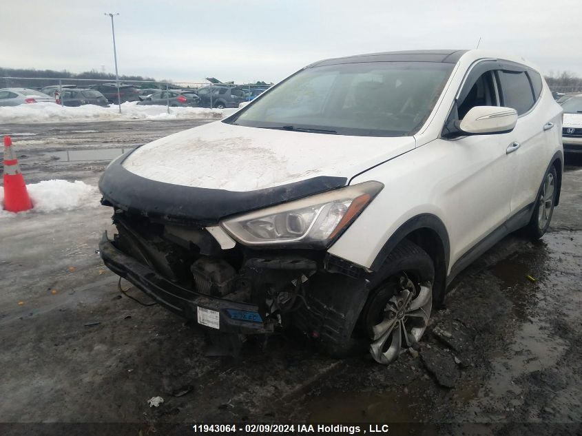 2013 Hyundai Santa Fe VIN: 5XYZUDLA1DG107999 Lot: 11943064