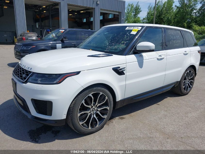 2019 Land Rover Range Rover Sport VIN: SALWR2RK1KA874623 Lot: 11943100