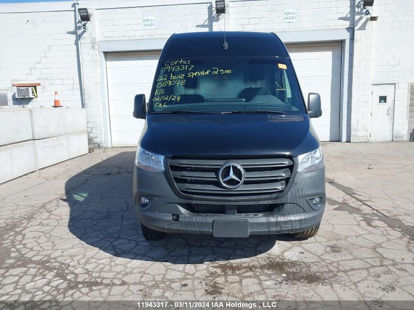 2022 Mercedes-Benz Sprinter 2500 VIN: W1Y40CHY0NT089048 Lot: 11943317