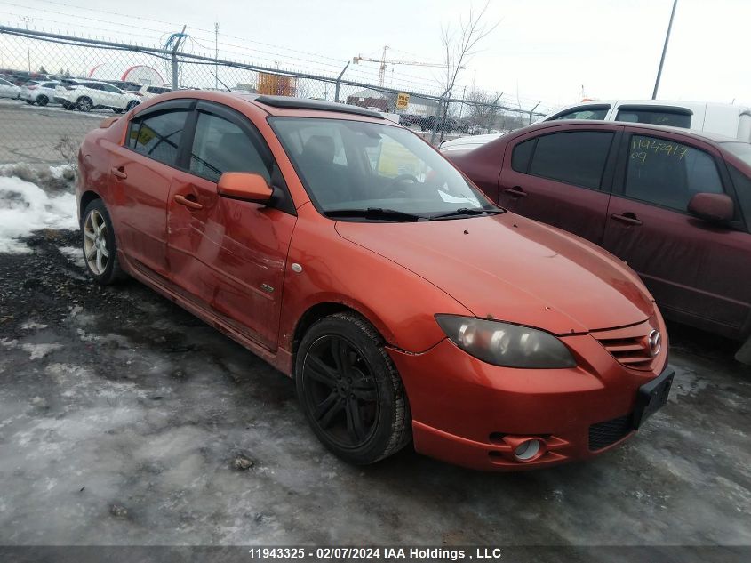 2004 Mazda 3 S VIN: JM1BK123941118371 Lot: 11943325