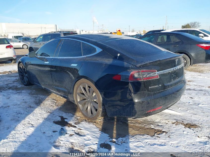 2017 Tesla Model S VIN: 5YJSA1E21HF220296 Lot: 11943333