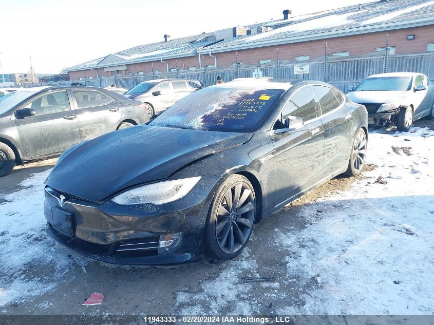 2017 Tesla Model S VIN: 5YJSA1E21HF220296 Lot: 11943333