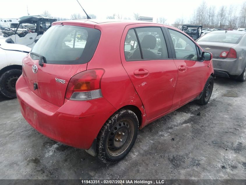 2010 Toyota Yaris VIN: JTDKT4K31A5302285 Lot: 11943351